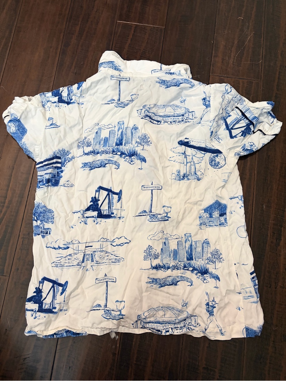 Katie Kime toile pajama set cityscape print - Picture 6 of 9